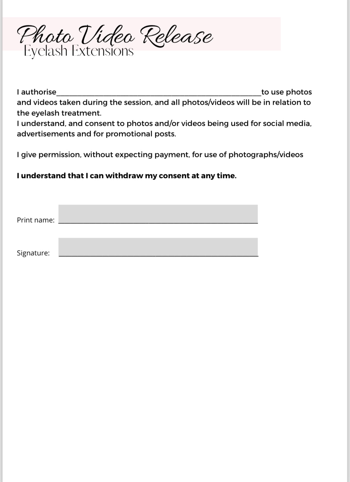 Consultation Forms Bundle