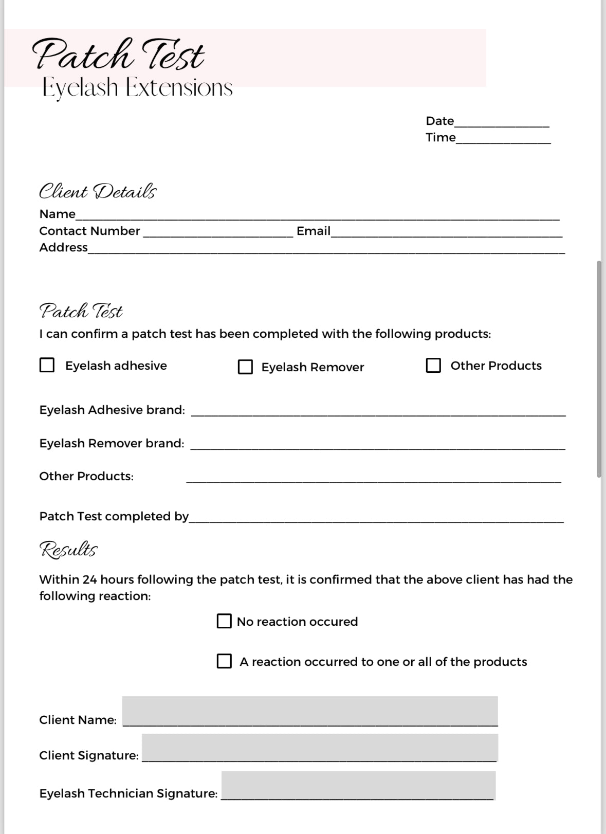 Consultation Forms Bundle